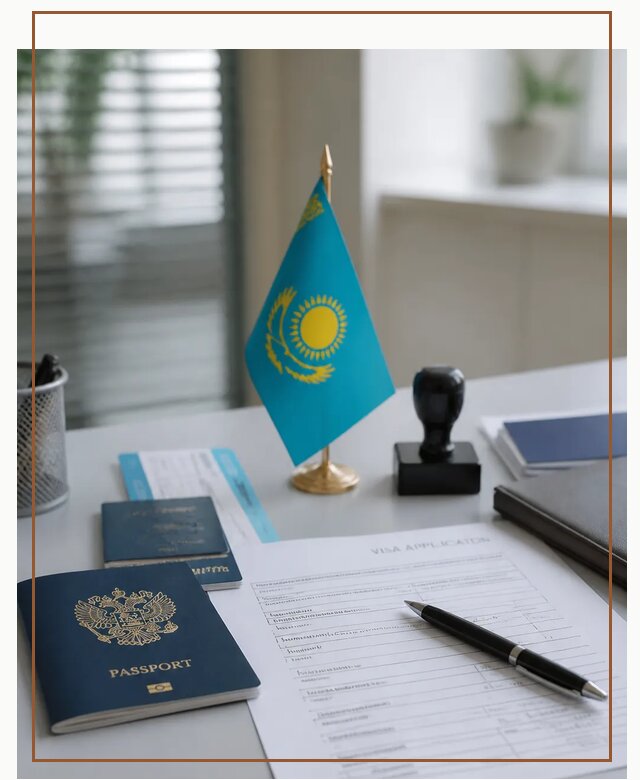 Оформление визы в Казахстан для поездки и работы в Кропоткине