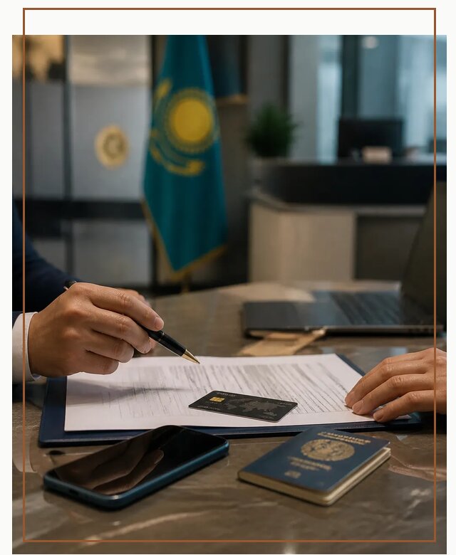 Открытие счета и банковской карты в Казахстане в Кропоткине